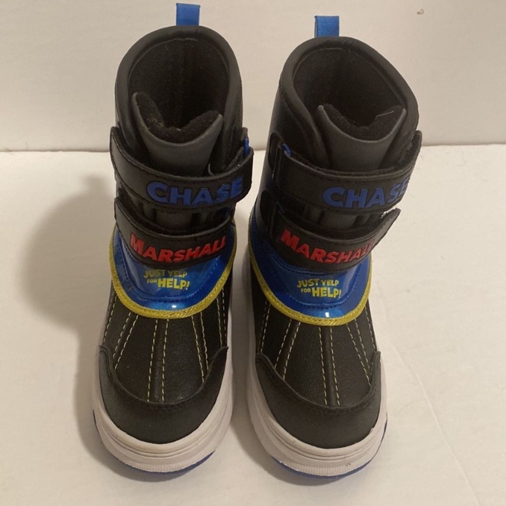 Nickelodeon Paw Patrol Chase & Marshall Toddler Fleece Lined Winter Boots